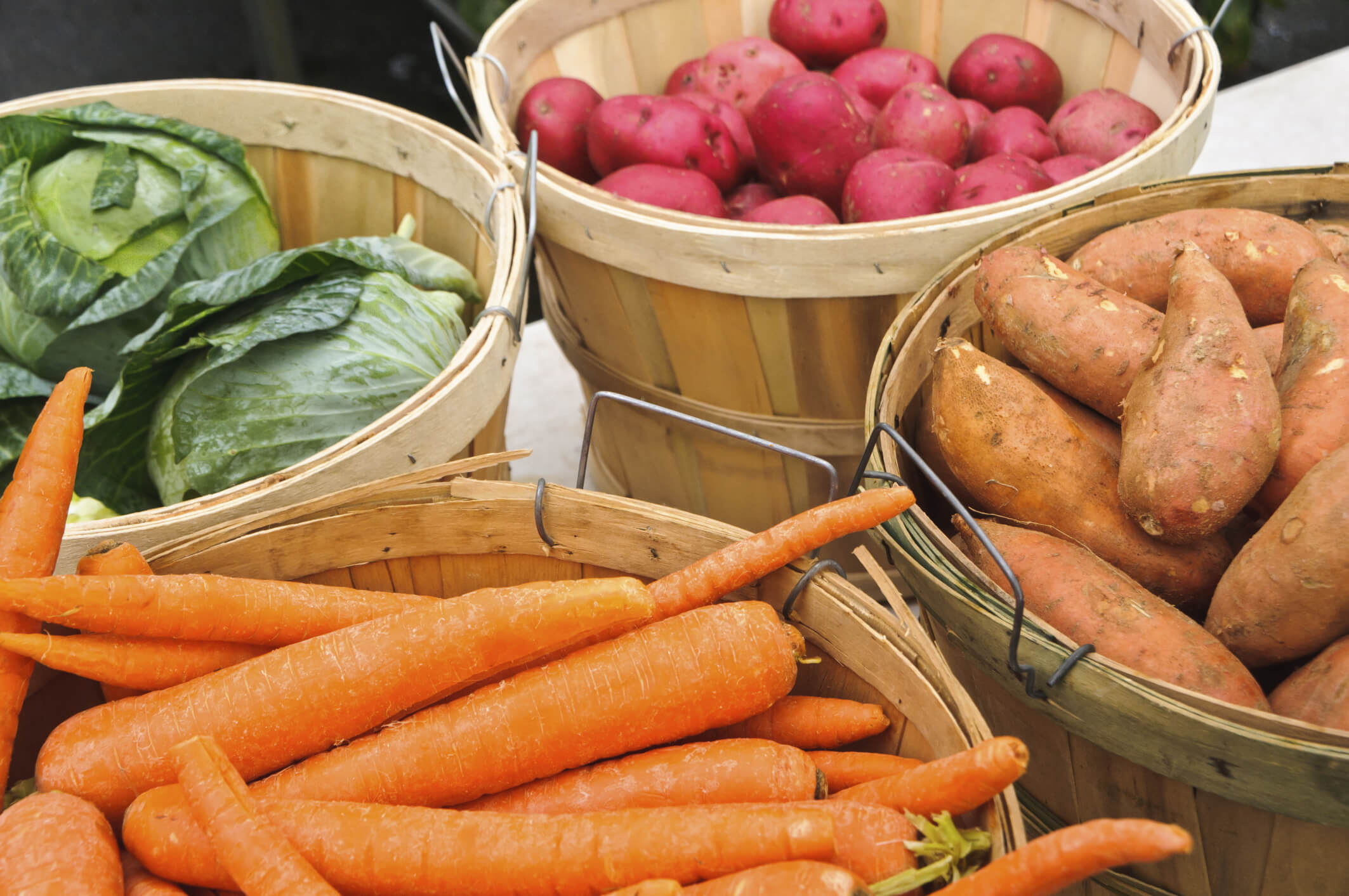 Baskets of Vegetables